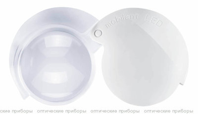 Лупа асферическая с подсветкой Eschenbach mobilent LED, 35 мм, 10.0х