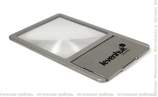 Линза Френеля Levenhuk Zeno 90, 2,5x, 48x45 мм, 1 LED, металл