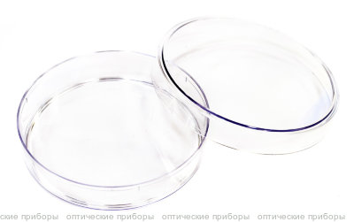 Чашка Петри 100x20 мм, пластиковая, с крышкой